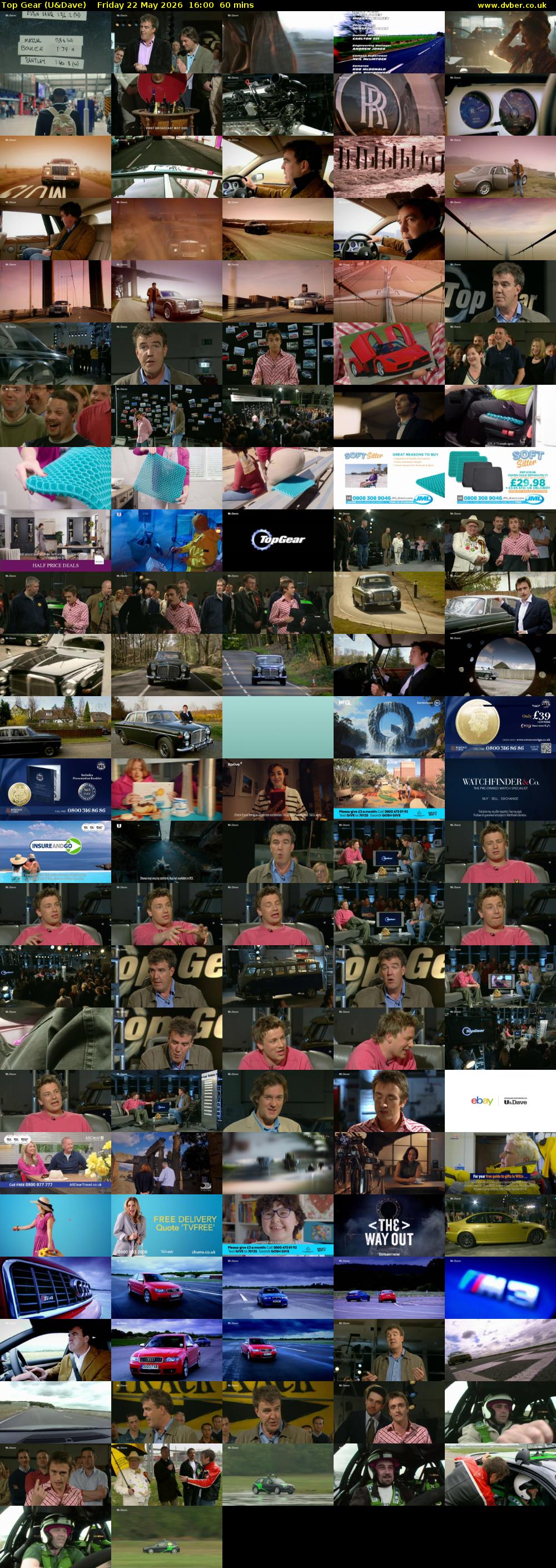 Top Gear (U&Dave) Friday 22 May 2026 16:00 - 17:00