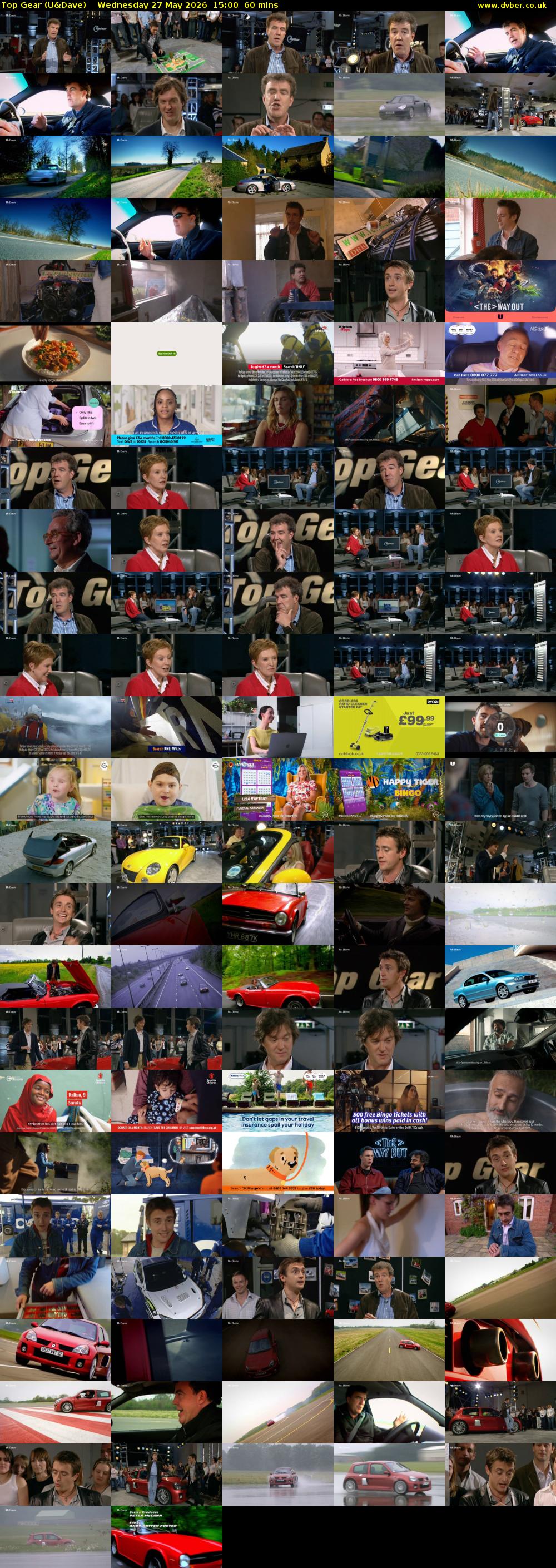 Top Gear (U&Dave) Wednesday 27 May 2026 15:00 - 16:00