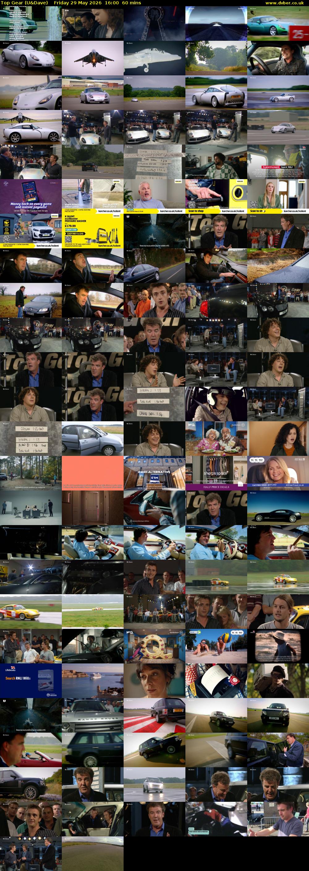 Top Gear (U&Dave) Friday 29 May 2026 16:00 - 17:00