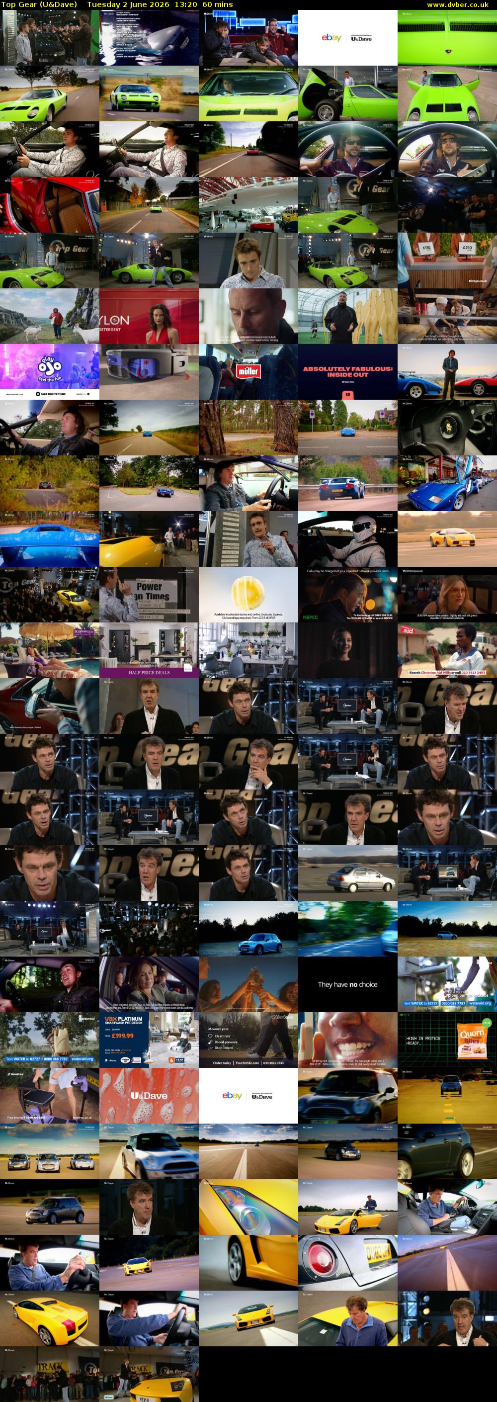 Top Gear (U&Dave) Tuesday 2 June 2026 13:20 - 14:20