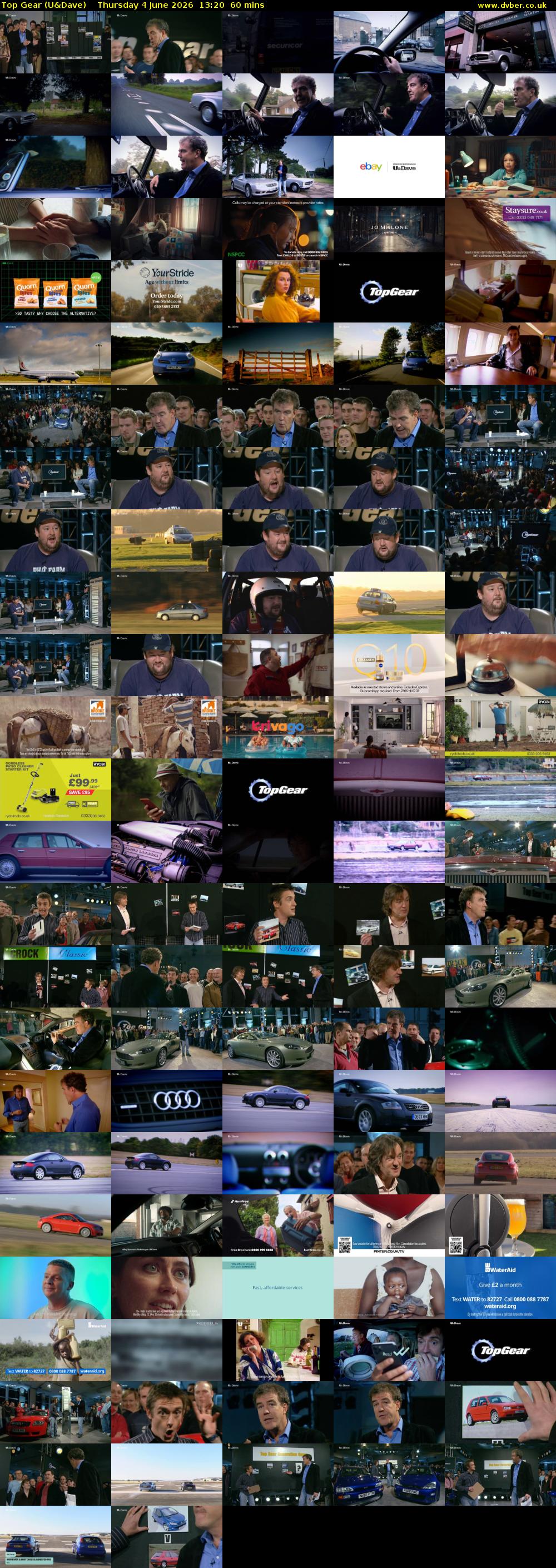 Top Gear (U&Dave) Thursday 4 June 2026 13:20 - 14:20
