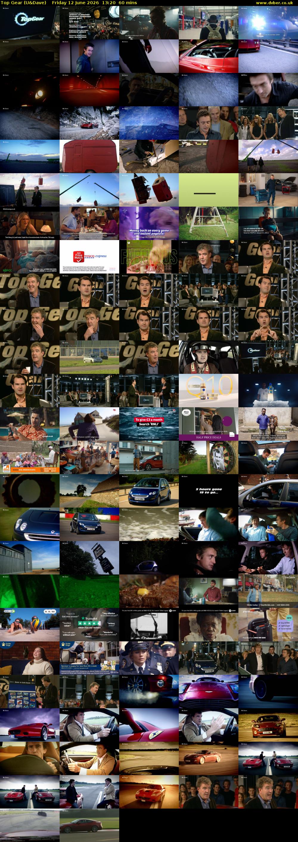 Top Gear (U&Dave) Friday 12 June 2026 13:20 - 14:20