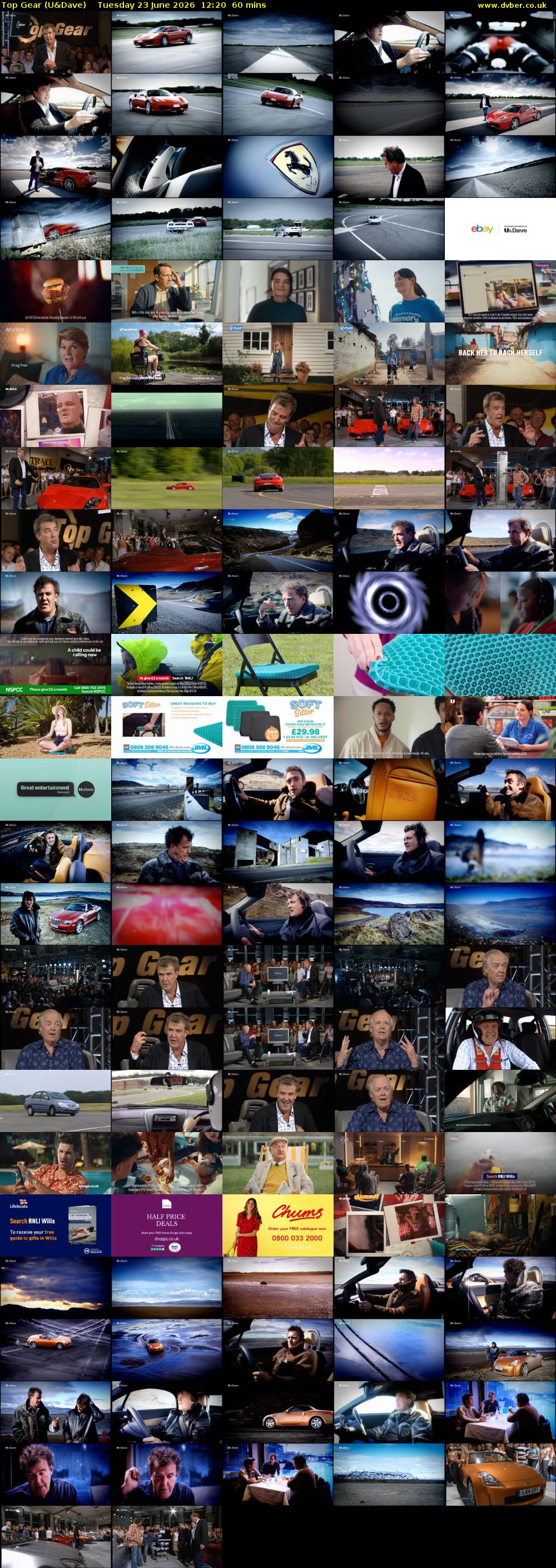 Top Gear (U&Dave) Tuesday 23 June 2026 12:20 - 13:20