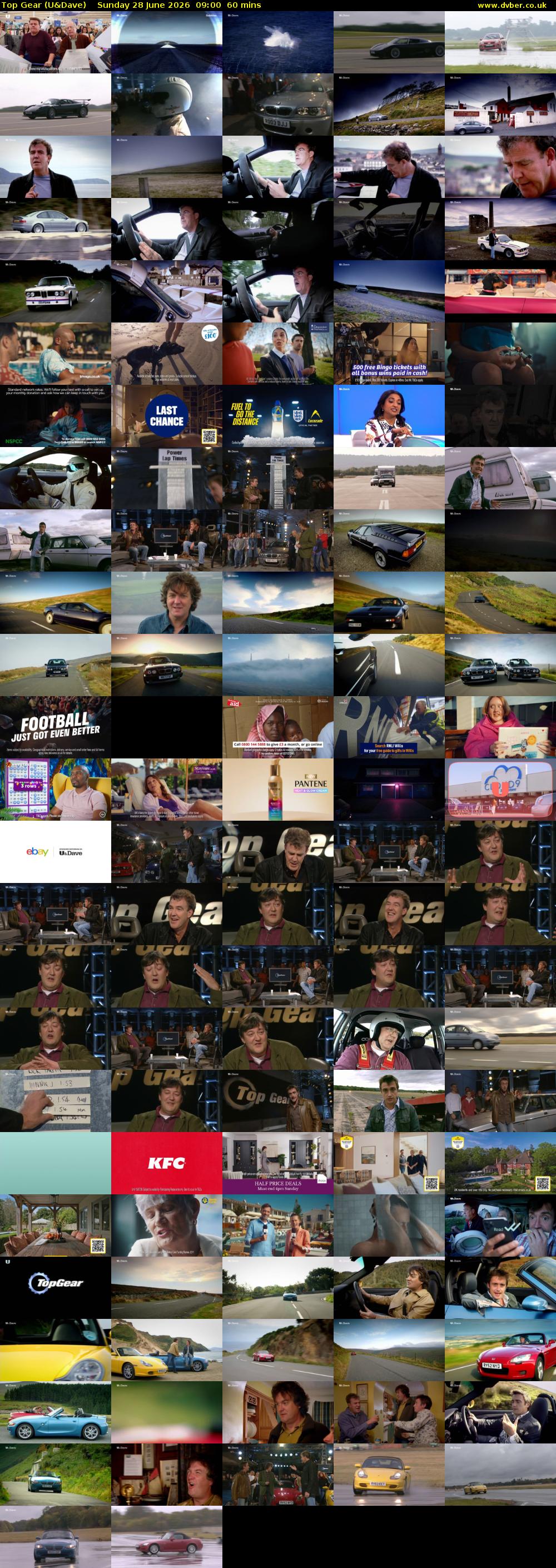 Top Gear (U&Dave) Sunday 28 June 2026 09:00 - 10:00