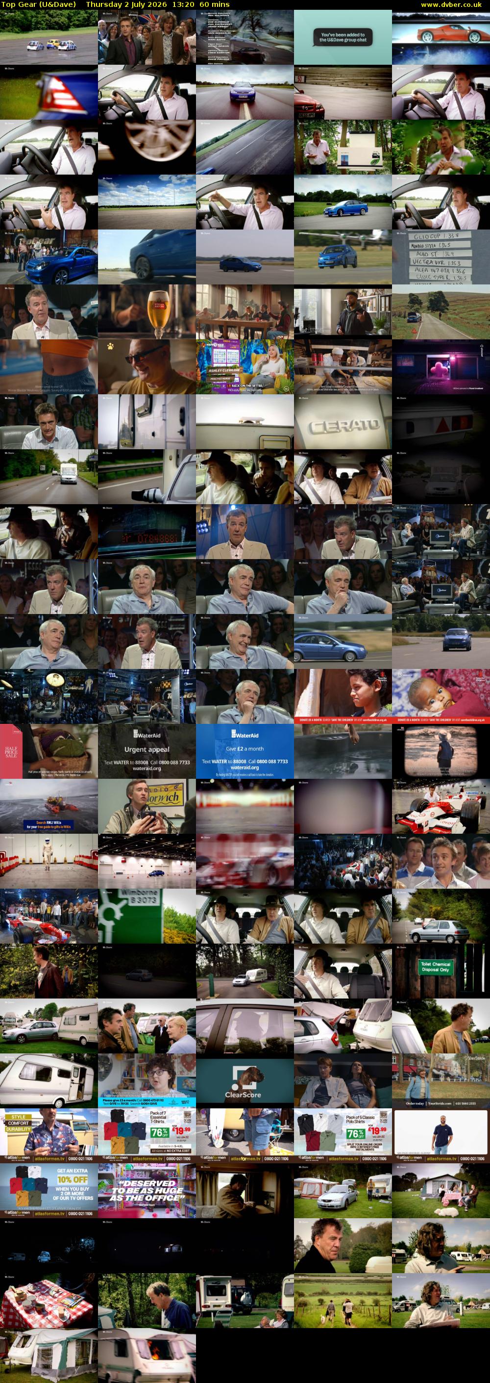 Top Gear (U&Dave) Thursday 2 July 2026 13:20 - 14:20