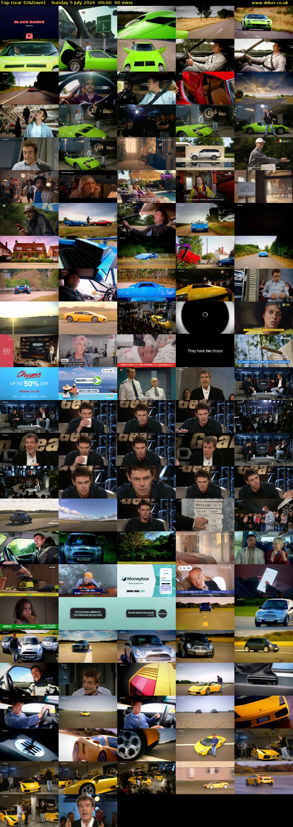 Top Gear (U&Dave) Sunday 5 July 2026 09:00 - 10:00