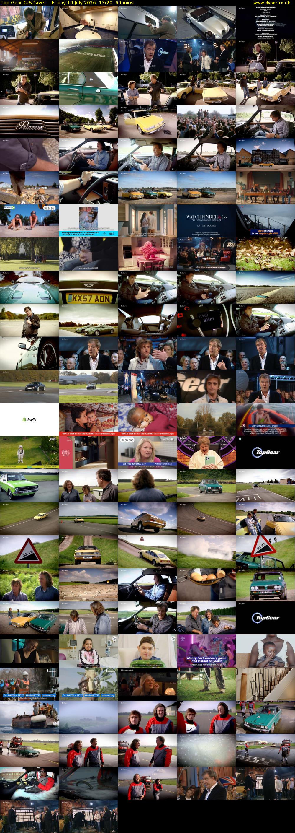 Top Gear (U&Dave) Friday 10 July 2026 13:20 - 14:20