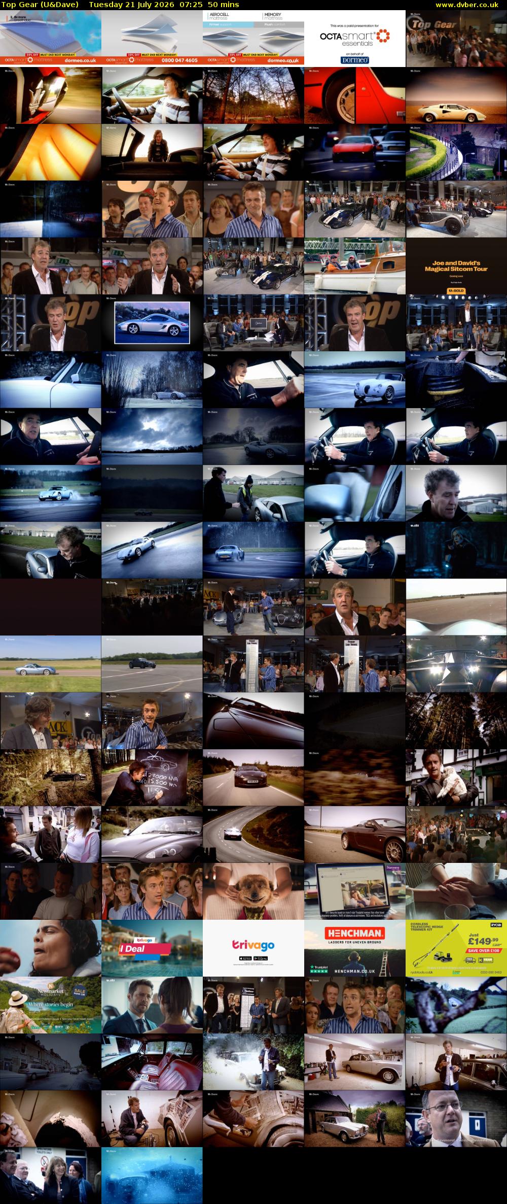 Top Gear (U&Dave) Tuesday 21 July 2026 07:25 - 08:15