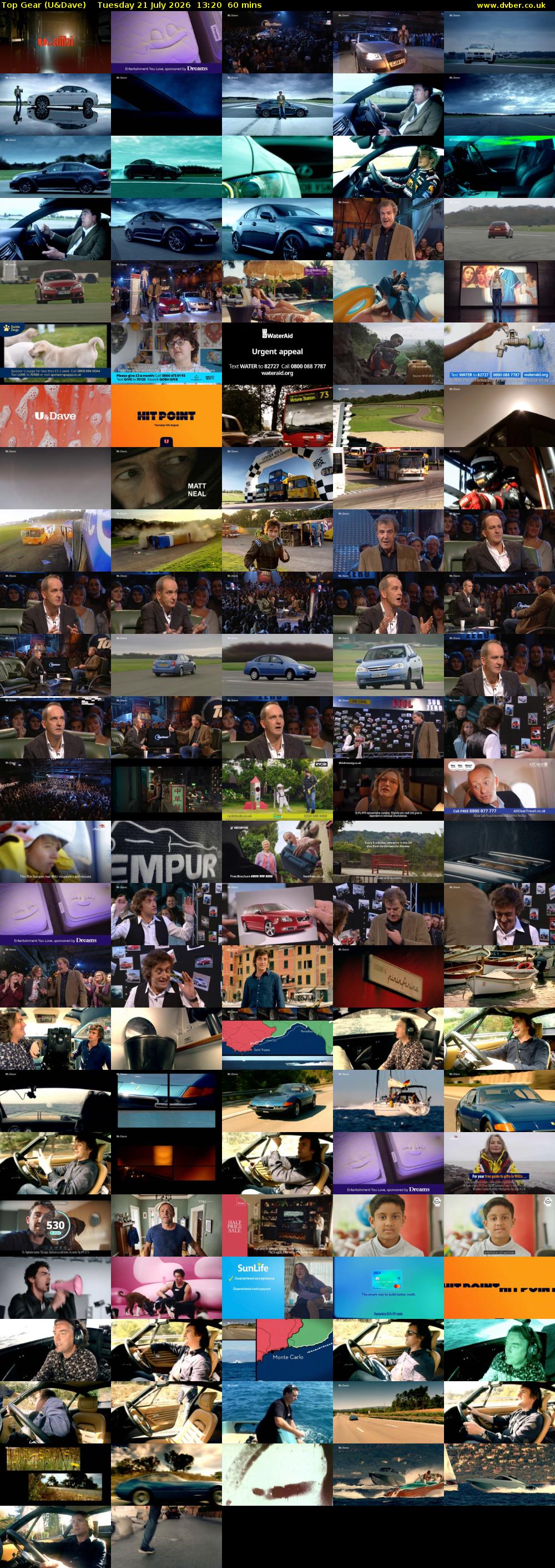 Top Gear (U&Dave) Tuesday 21 July 2026 13:20 - 14:20