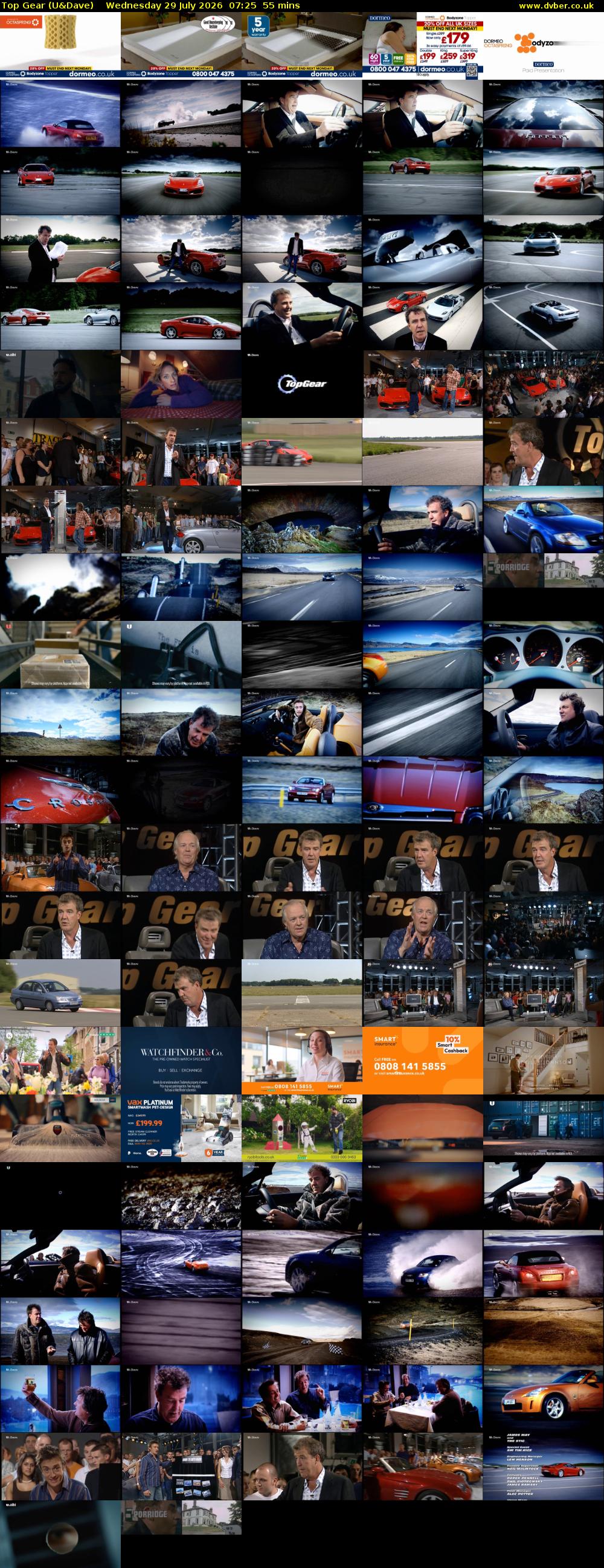 Top Gear (U&Dave) Wednesday 29 July 2026 07:25 - 08:20