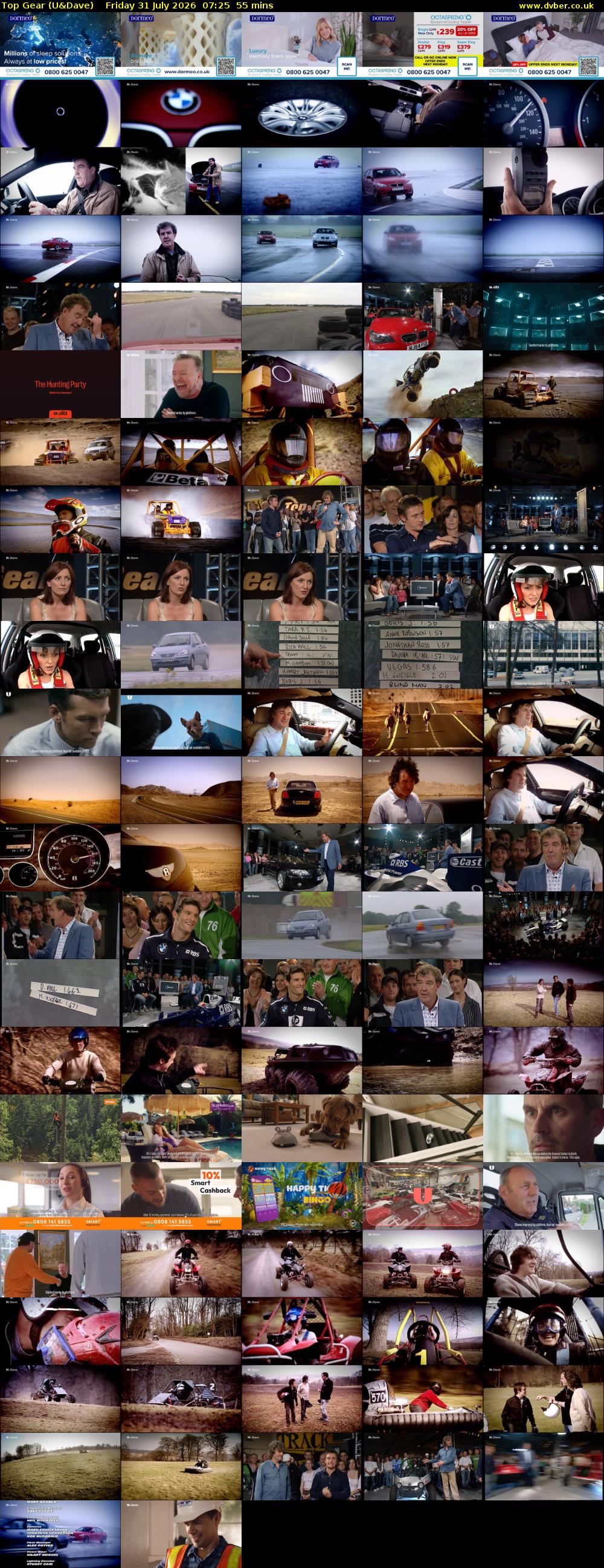 Top Gear (U&Dave) Friday 31 July 2026 07:25 - 08:20