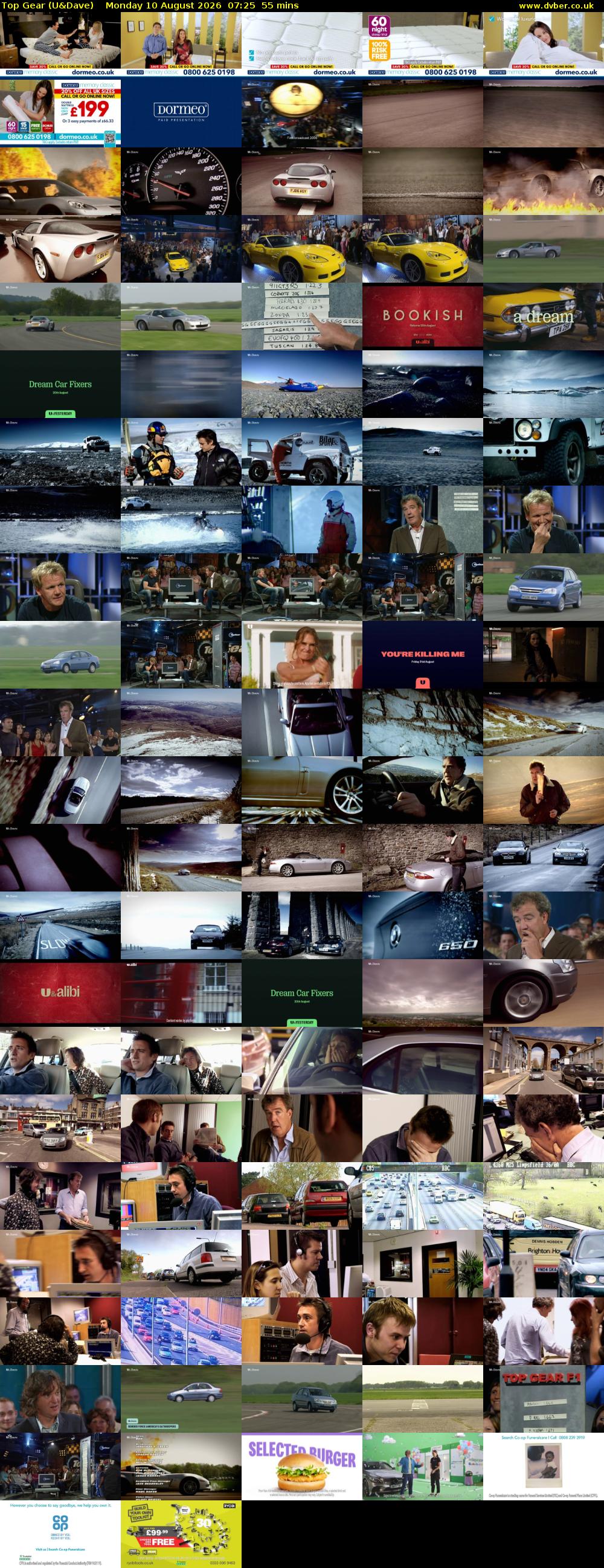 Top Gear (U&Dave) Monday 10 August 2026 07:25 - 08:20