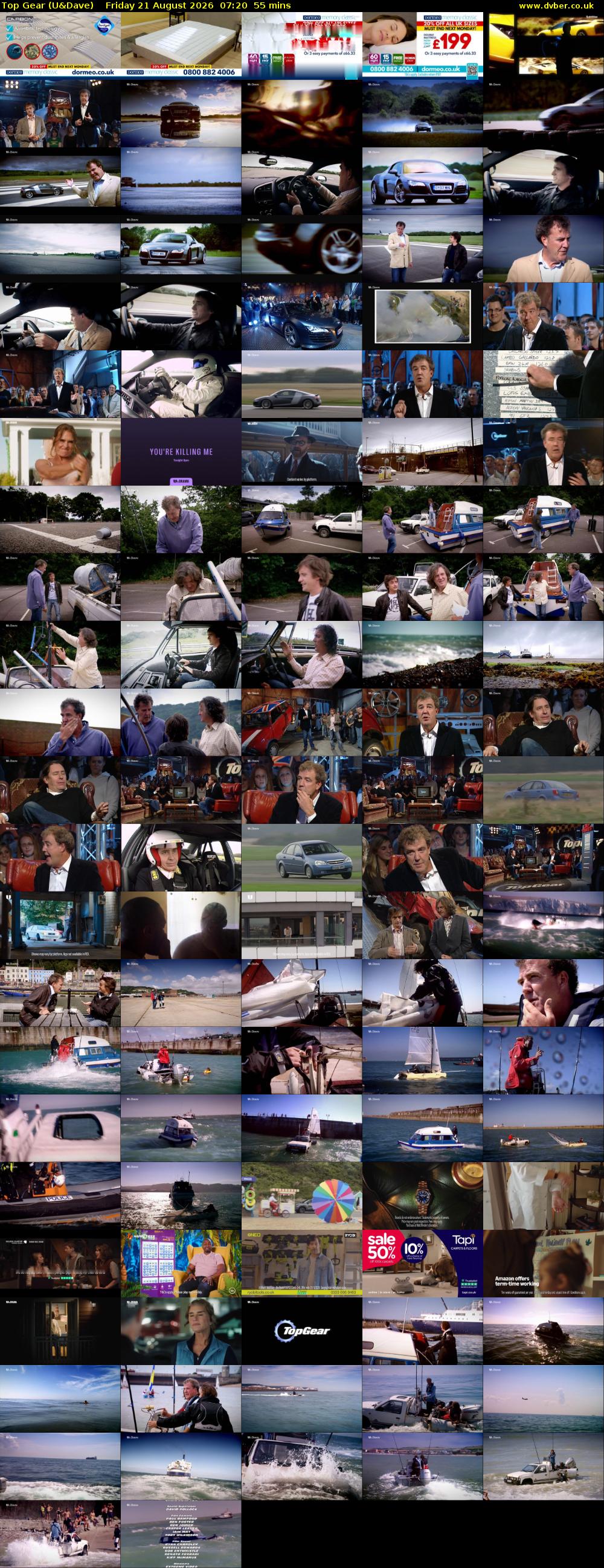 Top Gear (U&Dave) Friday 21 August 2026 07:20 - 08:15