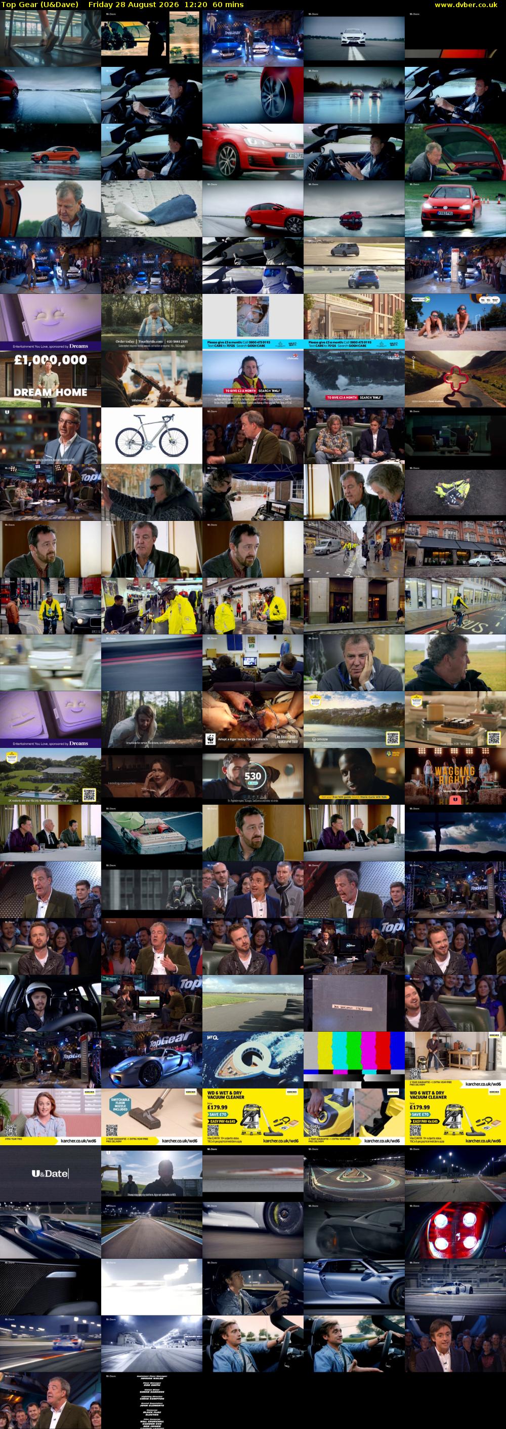 Top Gear (U&Dave) Friday 28 August 2026 12:20 - 13:20