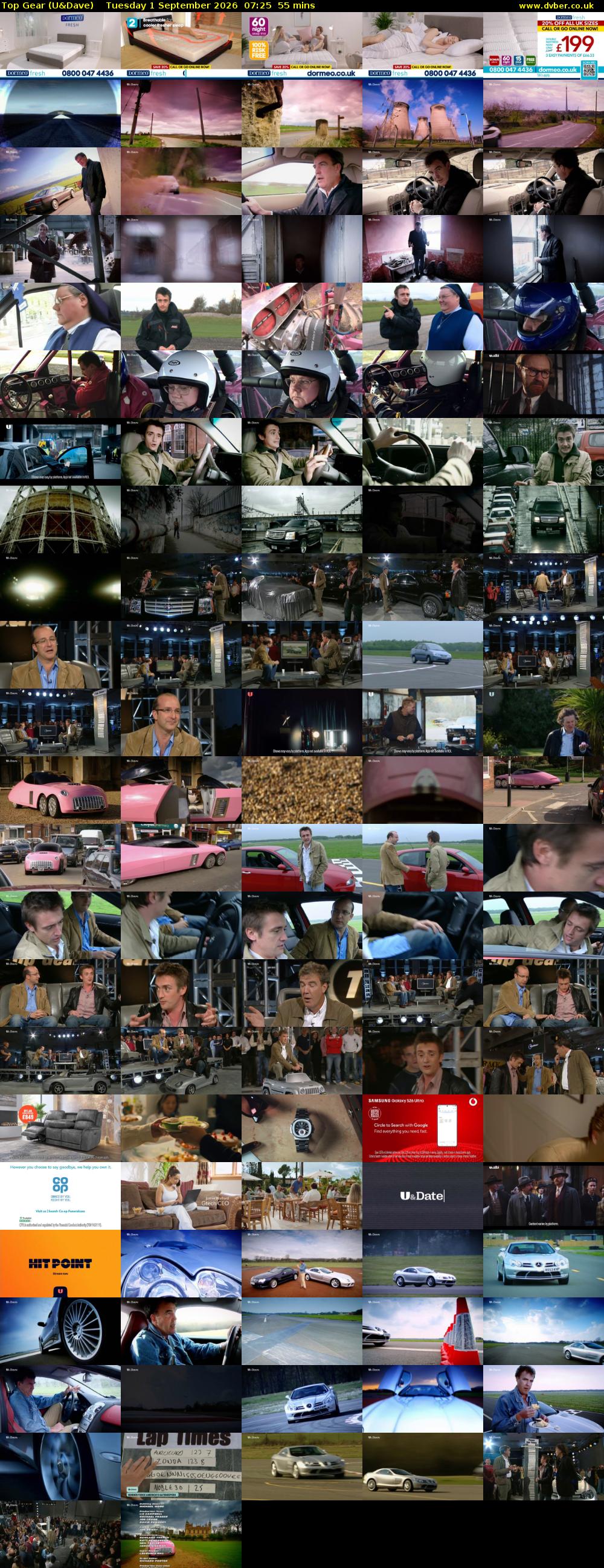 Top Gear (U&Dave) Tuesday 1 September 2026 07:25 - 08:20