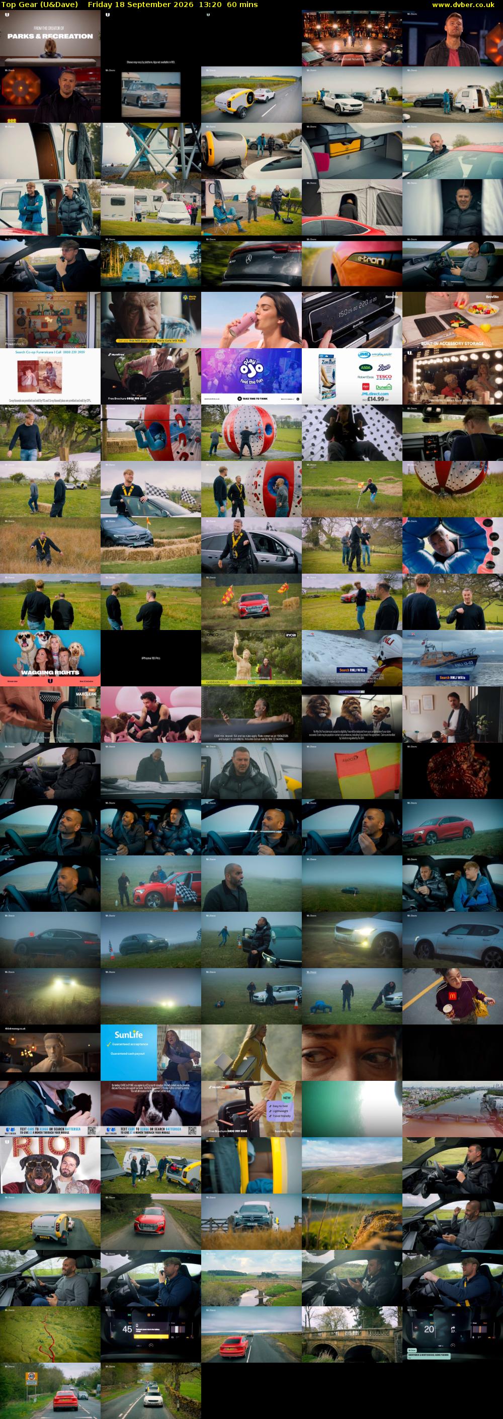 Top Gear (U&Dave) Friday 18 September 2026 13:20 - 14:20