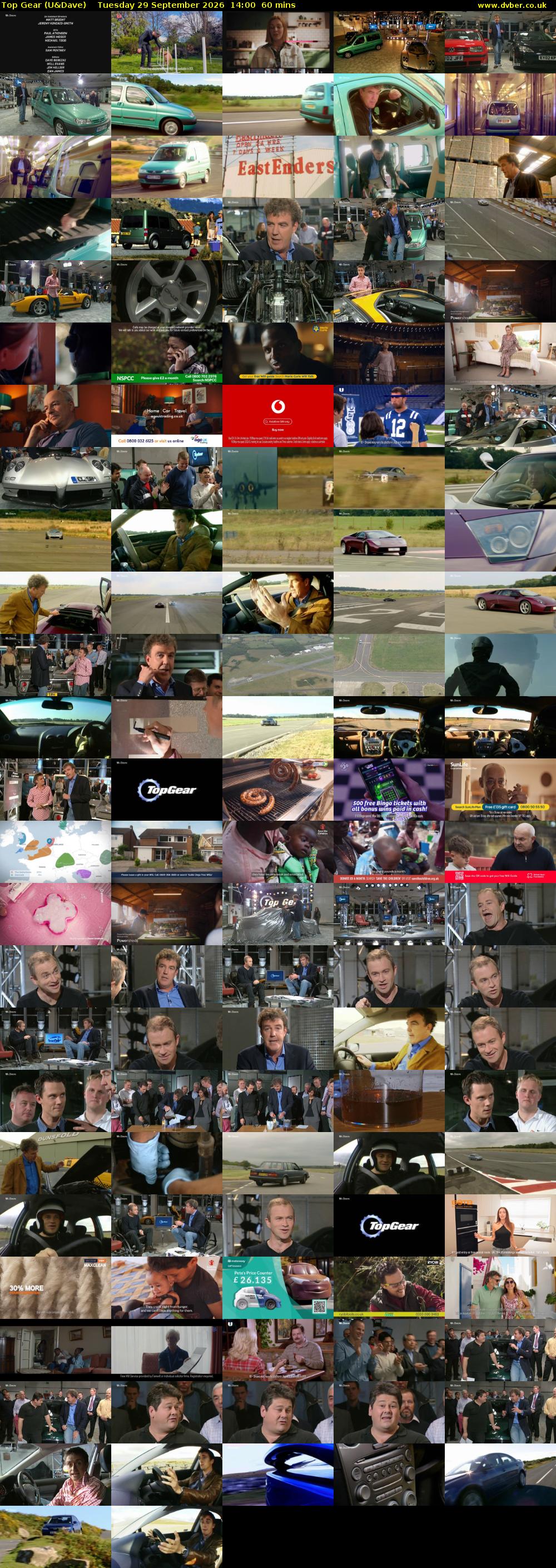 Top Gear (U&Dave) Tuesday 29 September 2026 14:00 - 15:00