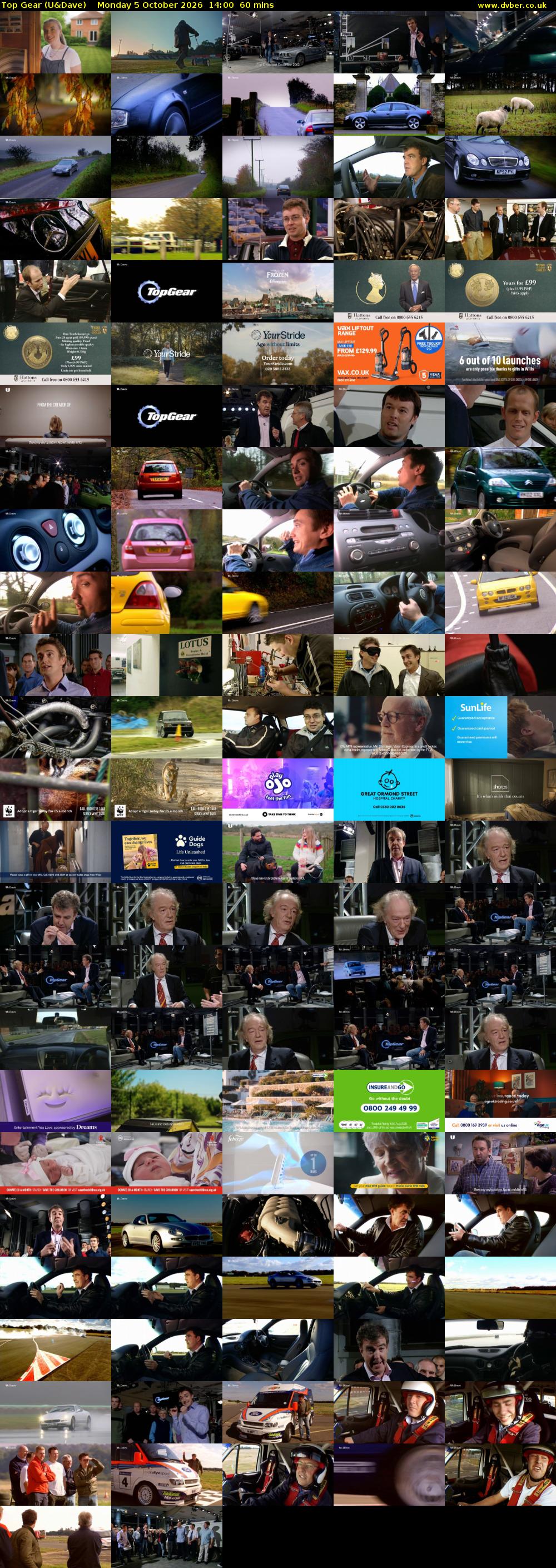 Top Gear (U&Dave) Monday 5 October 2026 14:00 - 15:00