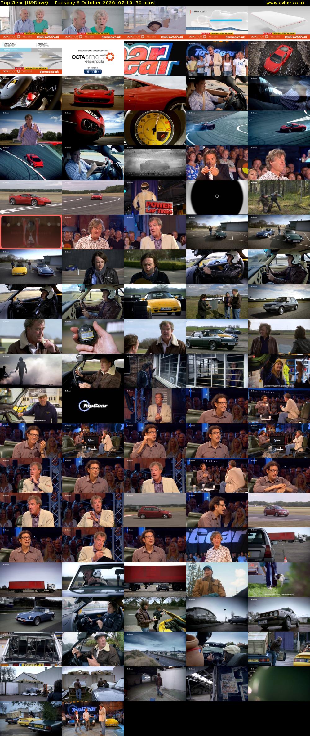 Top Gear (U&Dave) Tuesday 6 October 2026 07:10 - 08:00