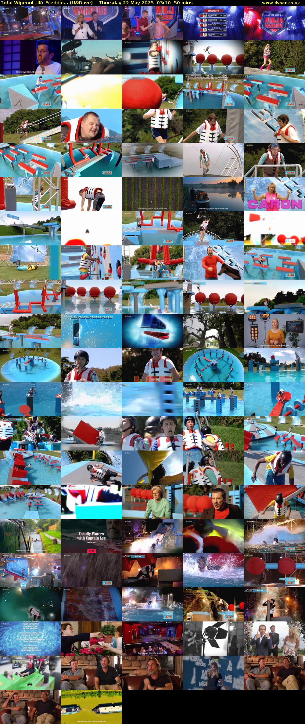 Total Wipeout UK: Freddie... (U&Dave) Thursday 22 May 2025 03:10 - 04:00