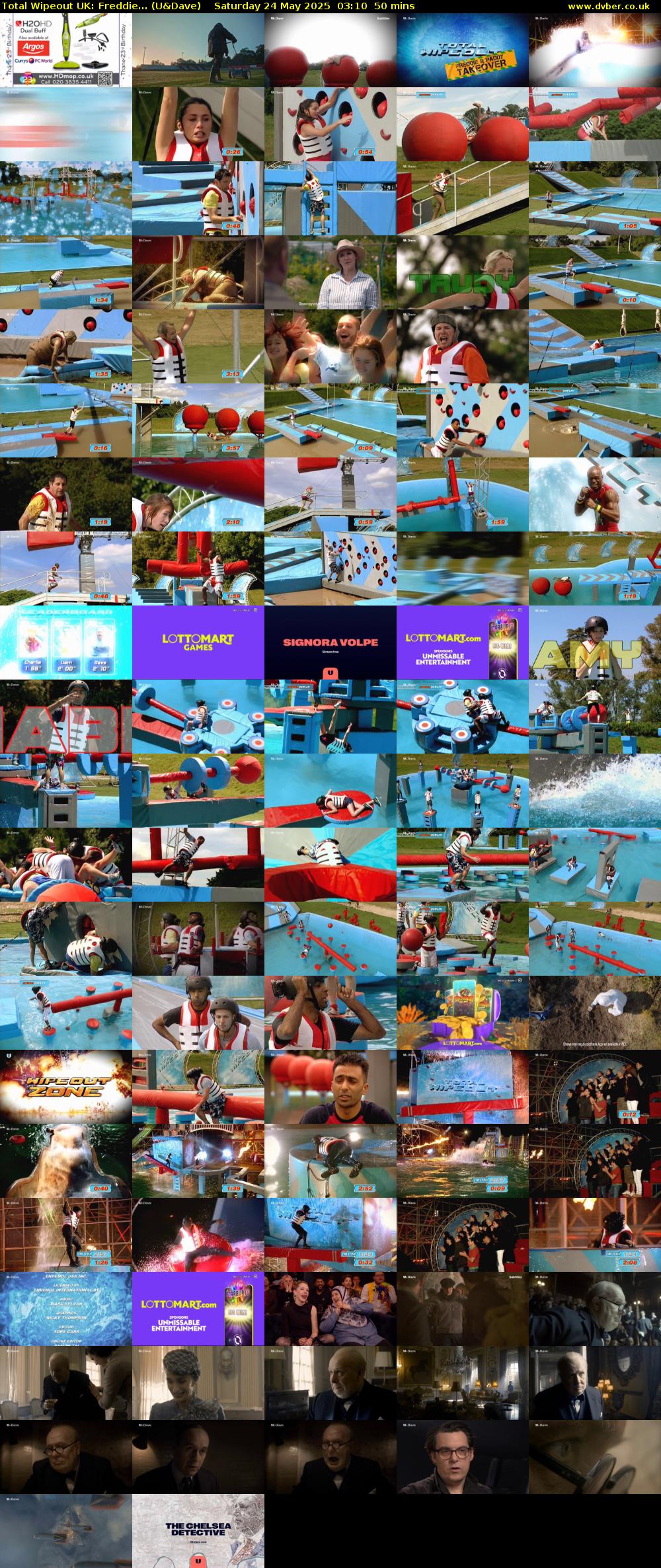 Total Wipeout UK: Freddie... (U&Dave) Saturday 24 May 2025 03:10 - 04:00
