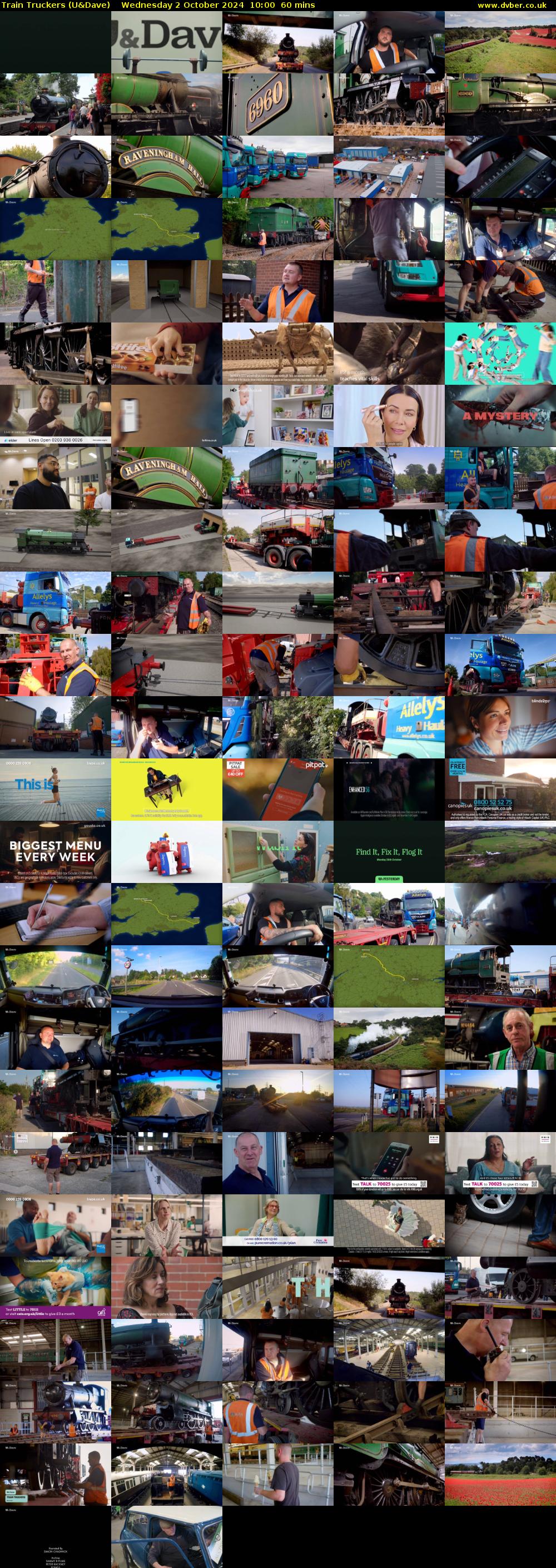 Train Truckers (U&Dave) Wednesday 2 October 2024 10:00 - 11:00