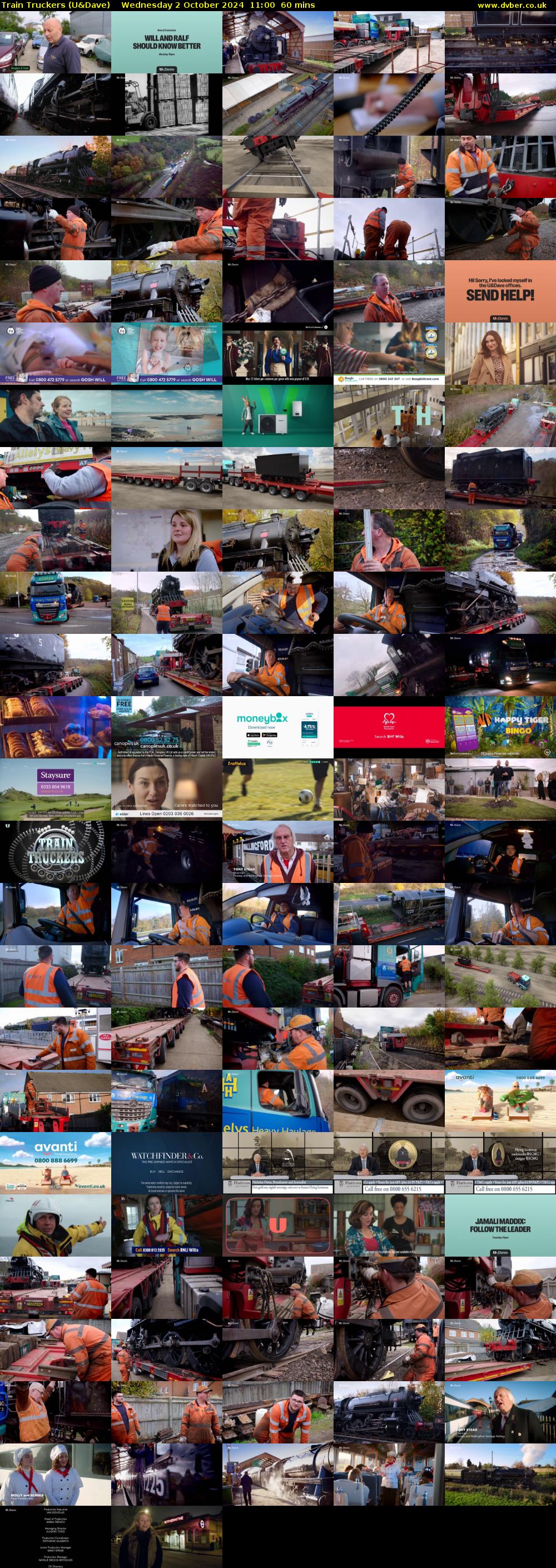 Train Truckers (U&Dave) Wednesday 2 October 2024 11:00 - 12:00