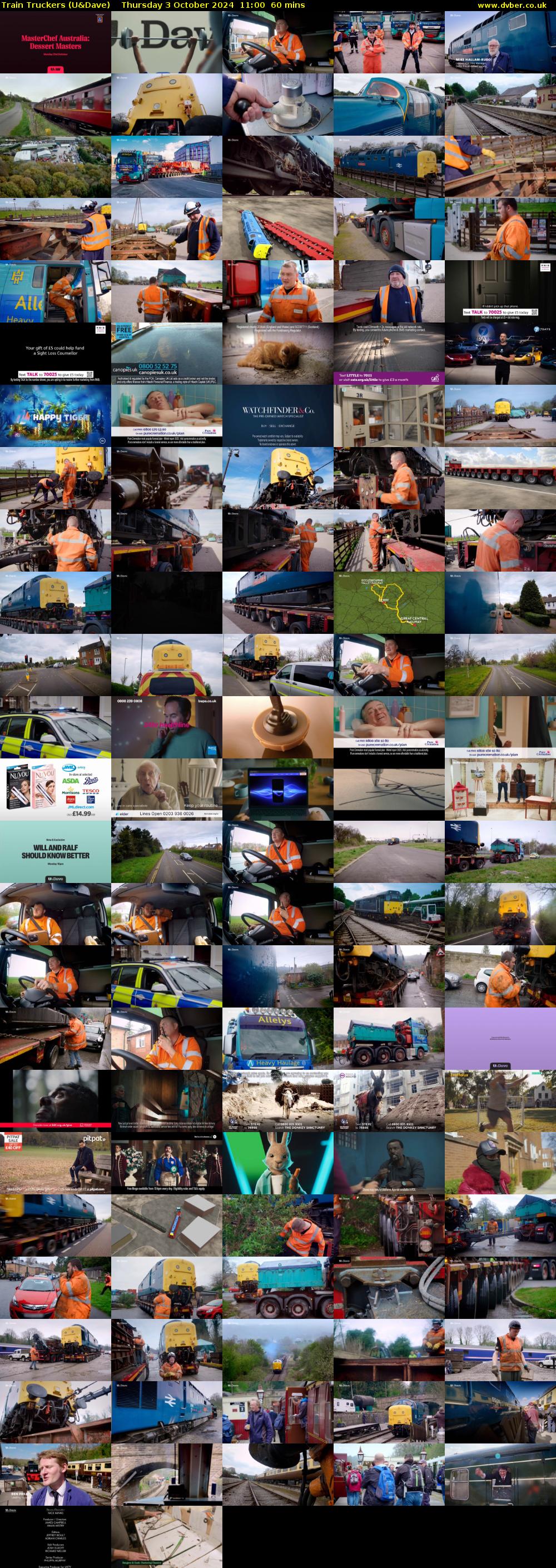 Train Truckers (U&Dave) Thursday 3 October 2024 11:00 - 12:00