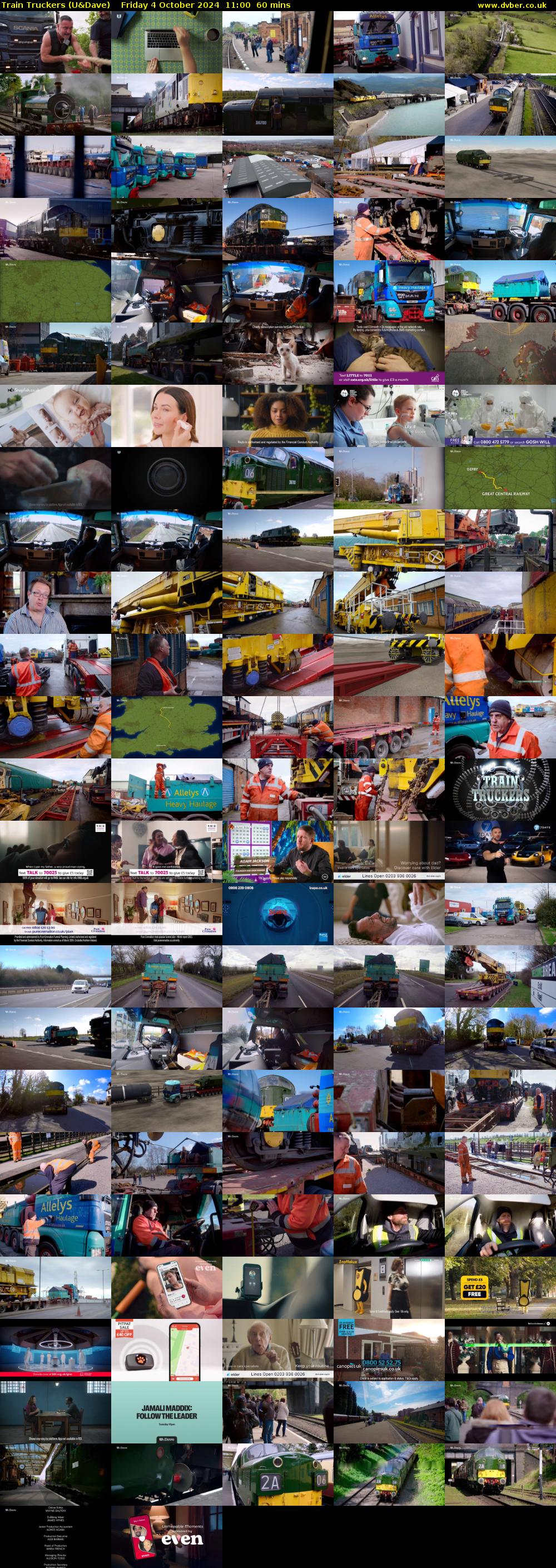 Train Truckers (U&Dave) Friday 4 October 2024 11:00 - 12:00