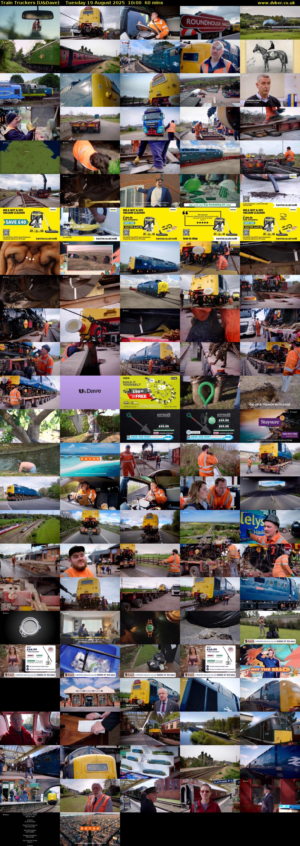Train Truckers (U&Dave) Tuesday 19 August 2025 10:00 - 11:00