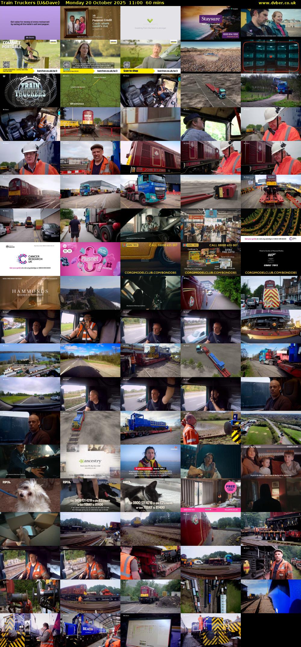 Train Truckers (U&Dave) Monday 20 October 2025 11:00 - 12:00