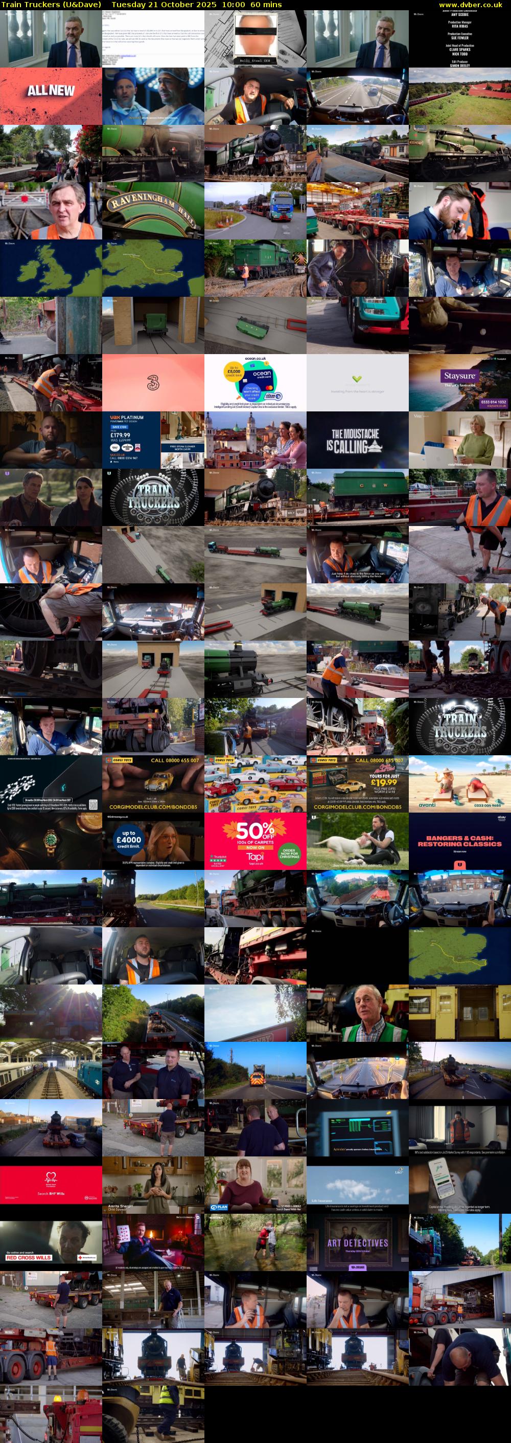 Train Truckers (U&Dave) Tuesday 21 October 2025 10:00 - 11:00