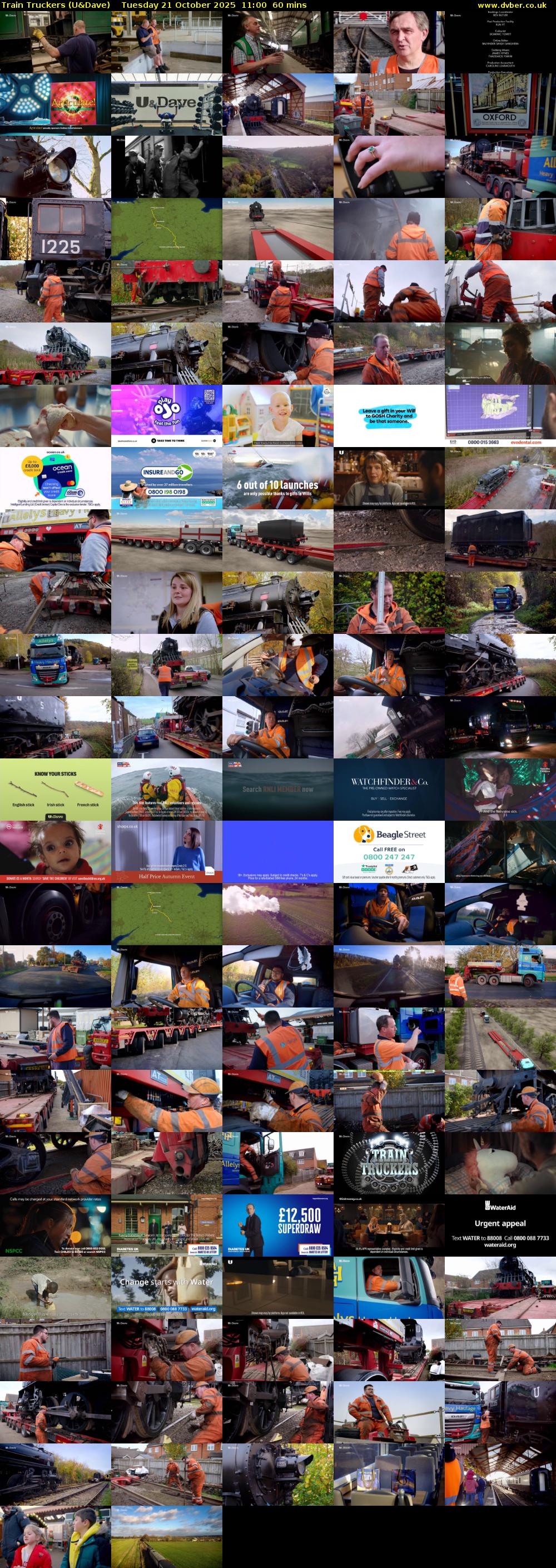 Train Truckers (U&Dave) Tuesday 21 October 2025 11:00 - 12:00