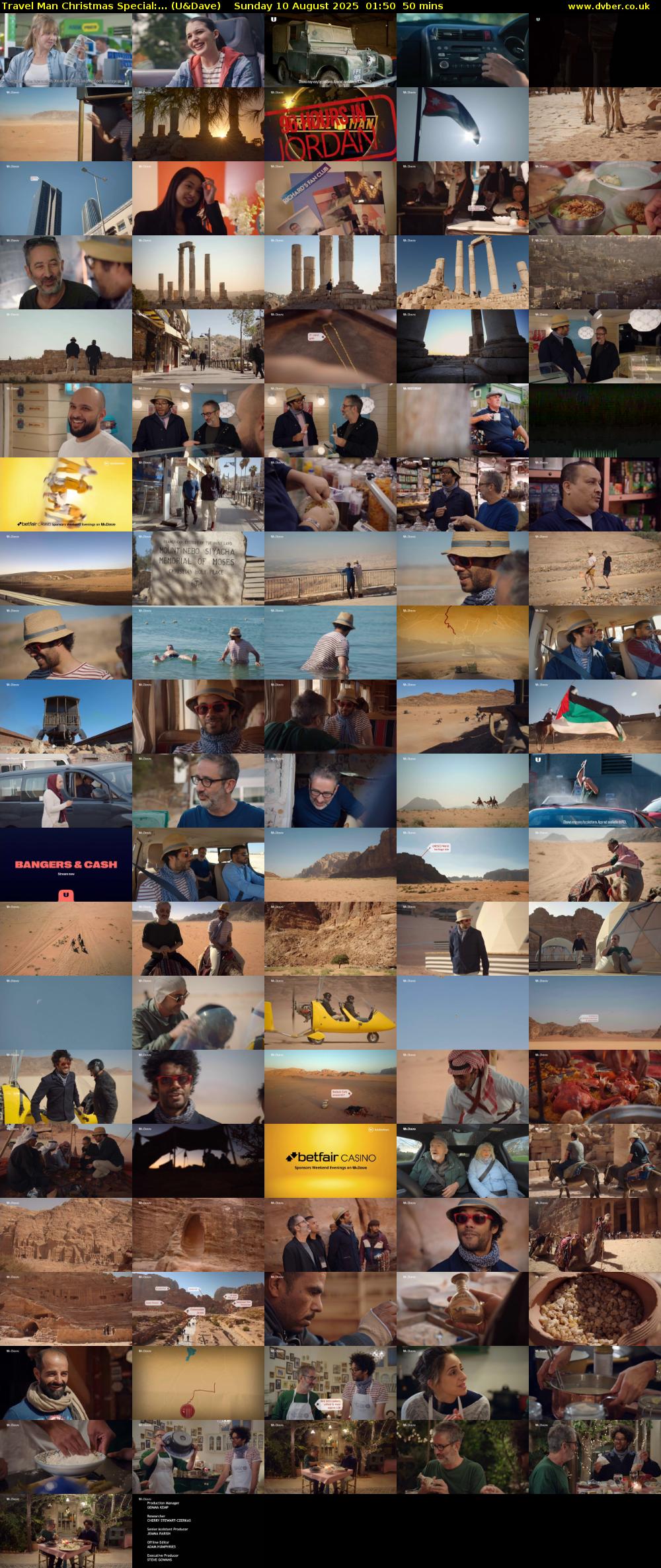 Travel Man Christmas Special:... (U&Dave) Sunday 10 August 2025 01:50 - 02:40