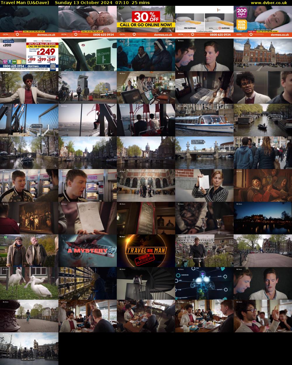 Travel Man (U&Dave) Sunday 13 October 2024 07:10 - 07:35