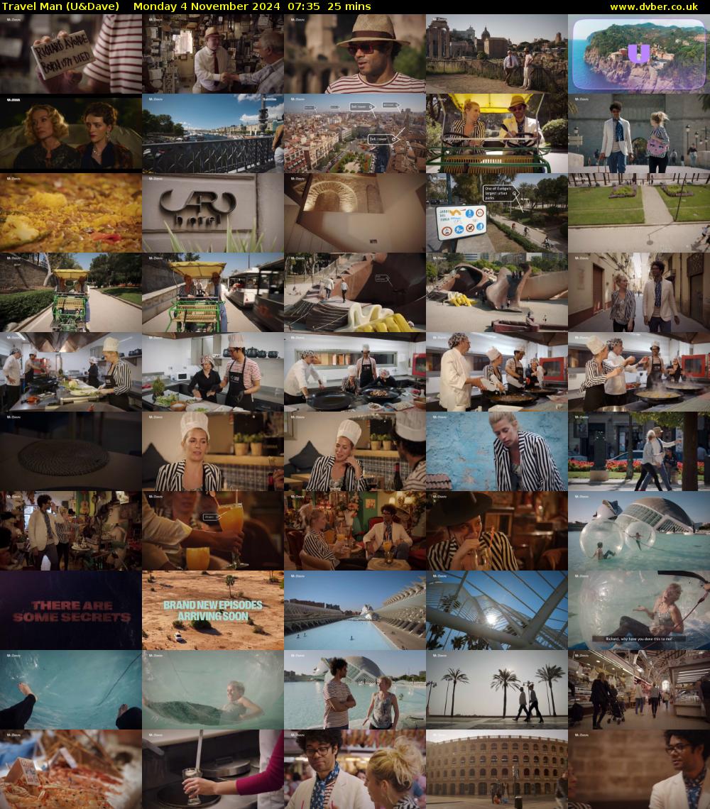 Travel Man (U&Dave) Monday 4 November 2024 07:35 - 08:00