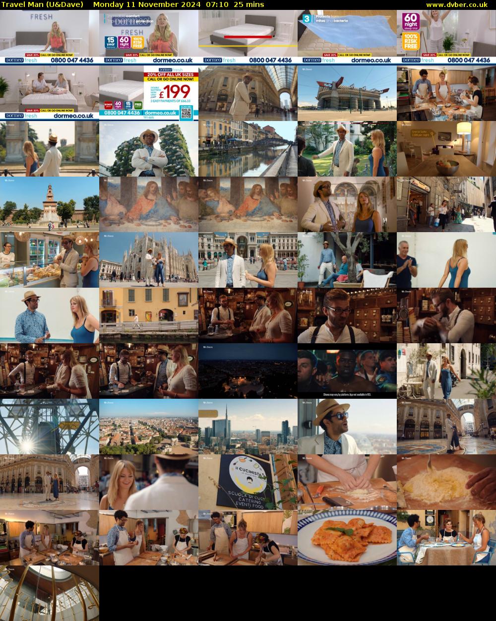 Travel Man (U&Dave) Monday 11 November 2024 07:10 - 07:35