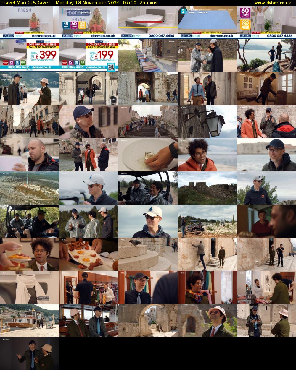 Travel Man (U&Dave) Monday 18 November 2024 07:10 - 07:35