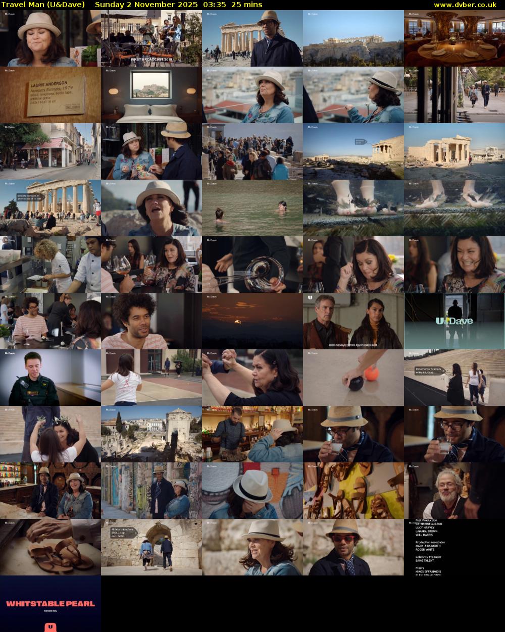 Travel Man (U&Dave) Sunday 2 November 2025 03:35 - 04:00