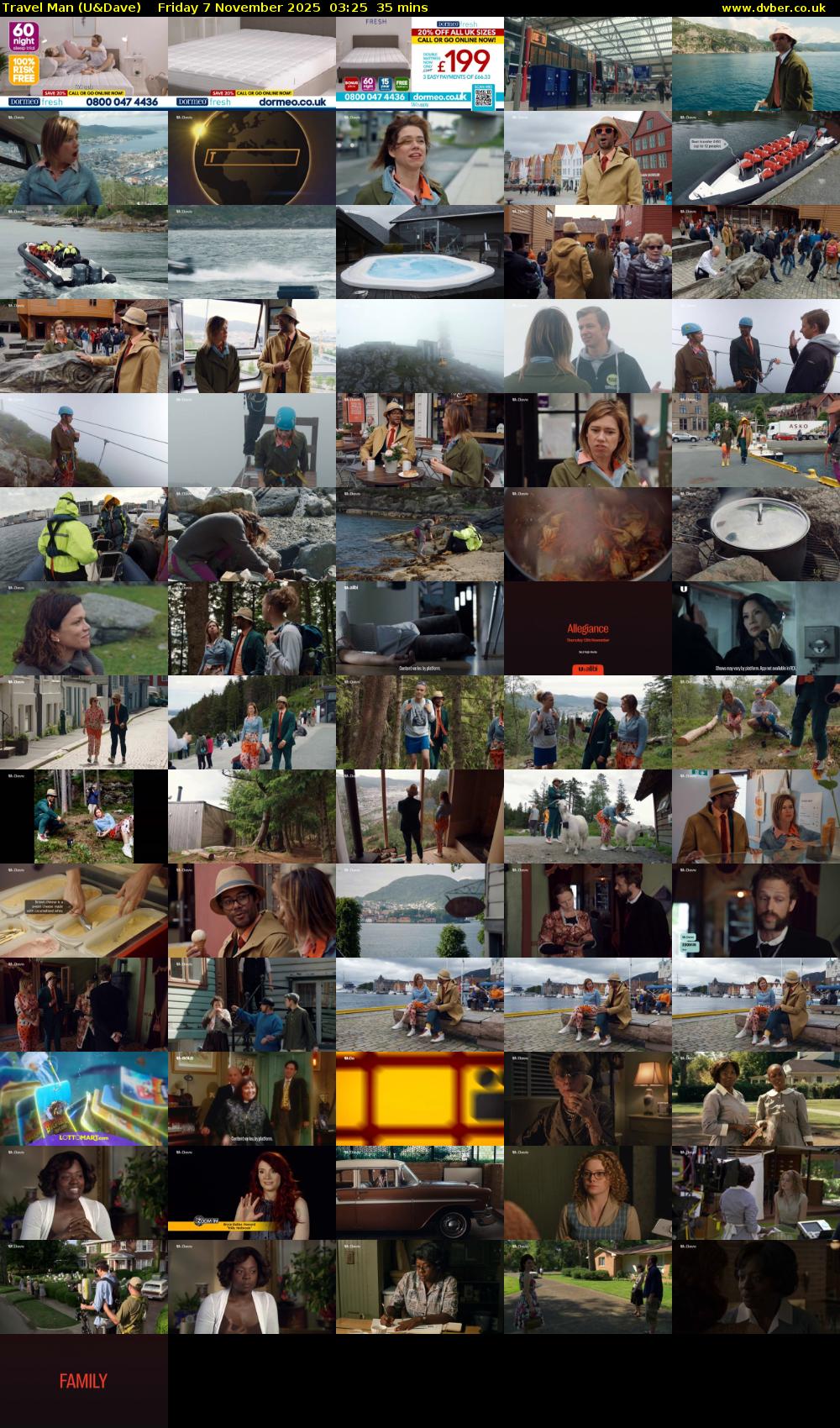 Travel Man (U&Dave) Friday 7 November 2025 03:25 - 04:00