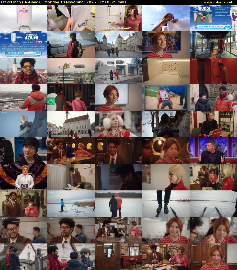 Travel Man (U&Dave) Monday 10 November 2025 07:10 - 07:35
