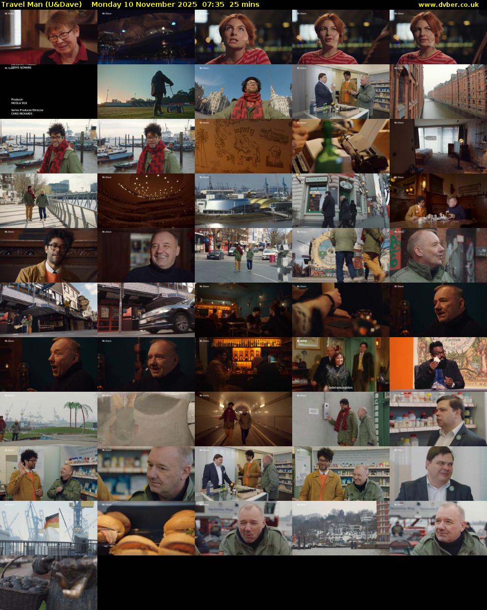 Travel Man (U&Dave) Monday 10 November 2025 07:35 - 08:00
