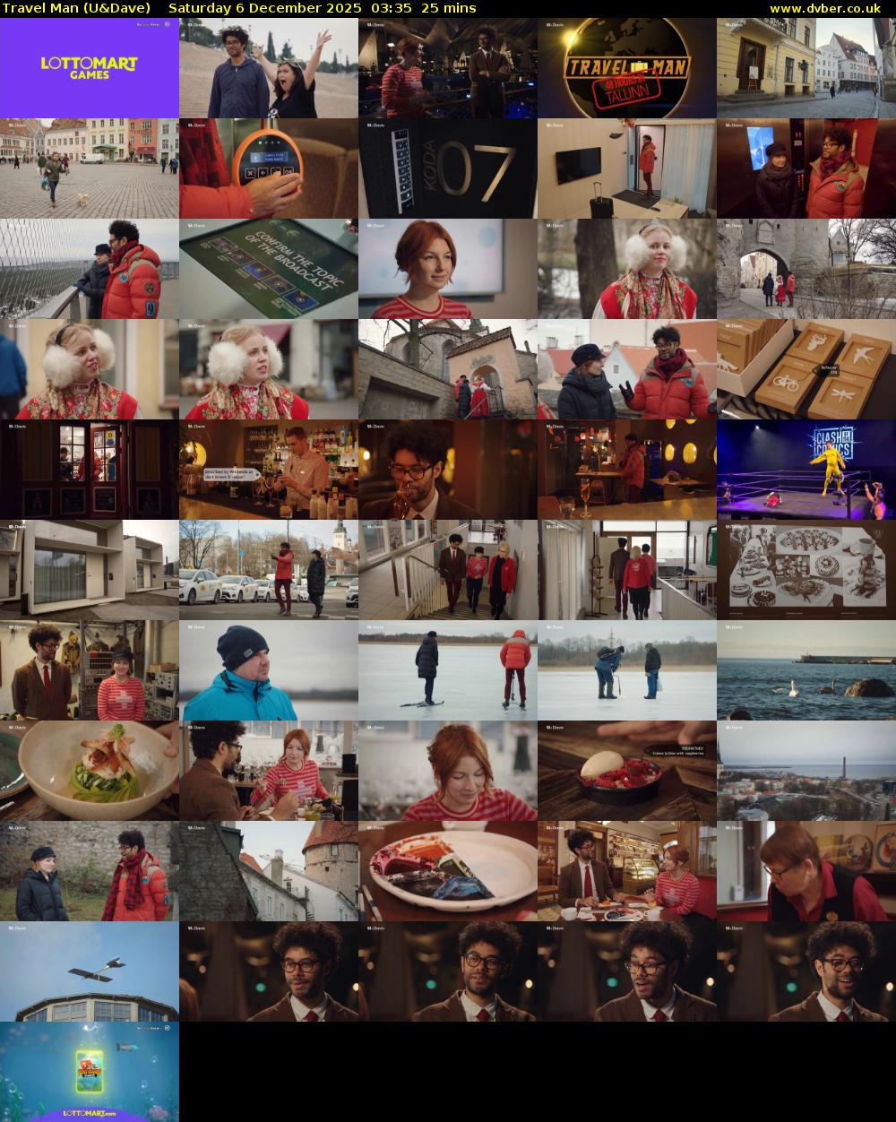 Travel Man (U&Dave) Saturday 6 December 2025 03:35 - 04:00