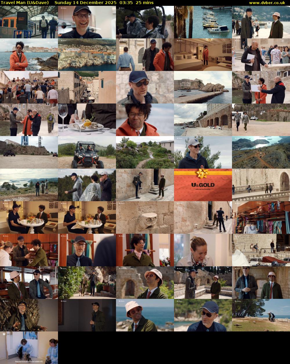 Travel Man (U&Dave) Sunday 14 December 2025 03:35 - 04:00