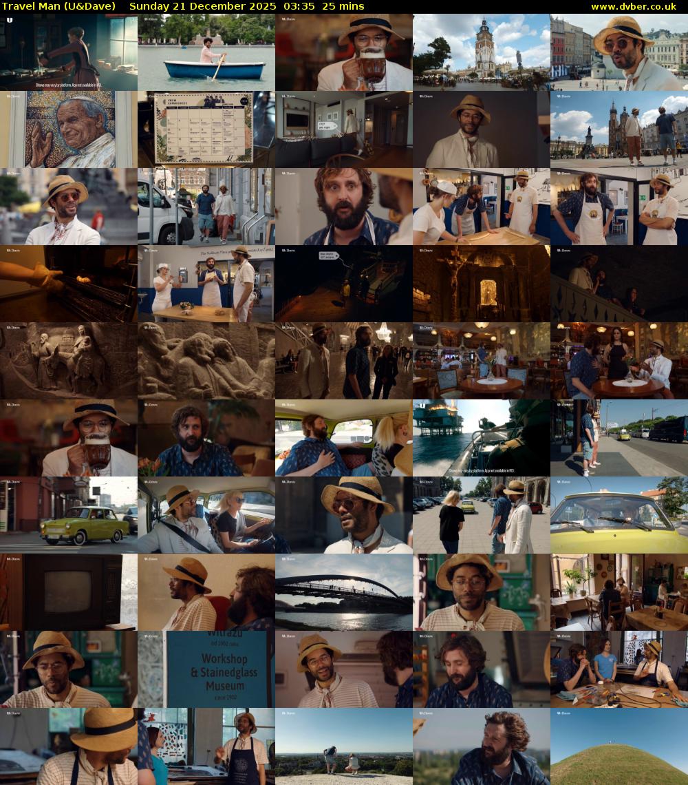 Travel Man (U&Dave) Sunday 21 December 2025 03:35 - 04:00