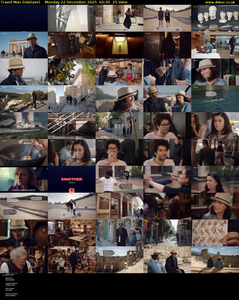 Travel Man (U&Dave) Monday 22 December 2025 02:45 - 03:10