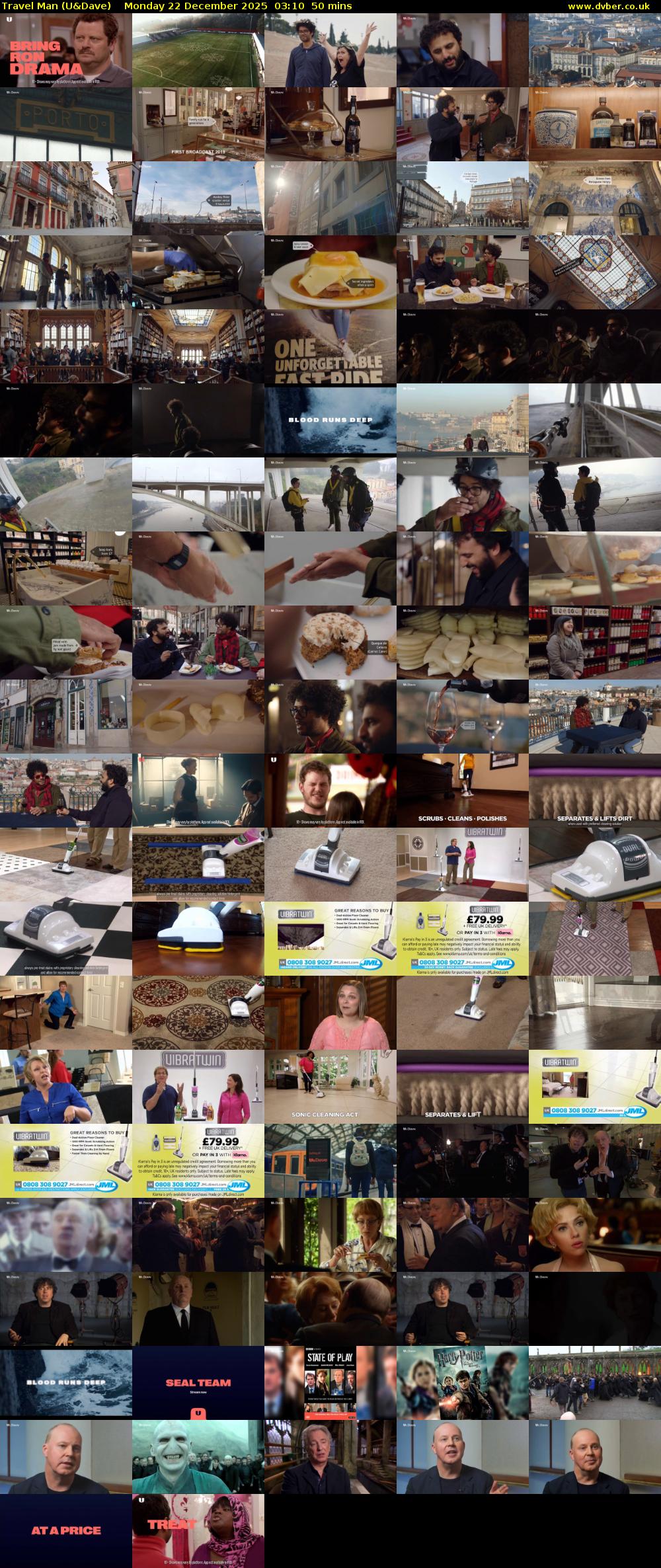 Travel Man (U&Dave) Monday 22 December 2025 03:10 - 04:00