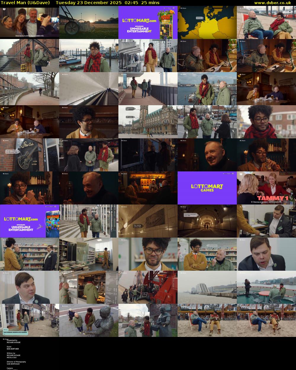 Travel Man (U&Dave) Tuesday 23 December 2025 02:45 - 03:10