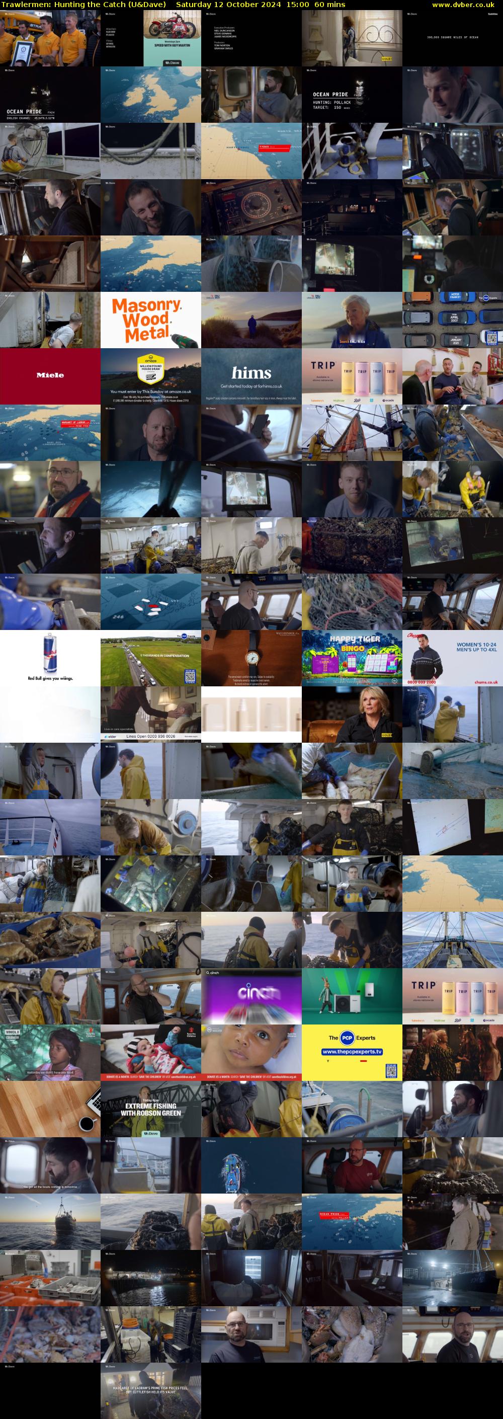 Trawlermen: Hunting the Catch (U&Dave) Saturday 12 October 2024 15:00 - 16:00