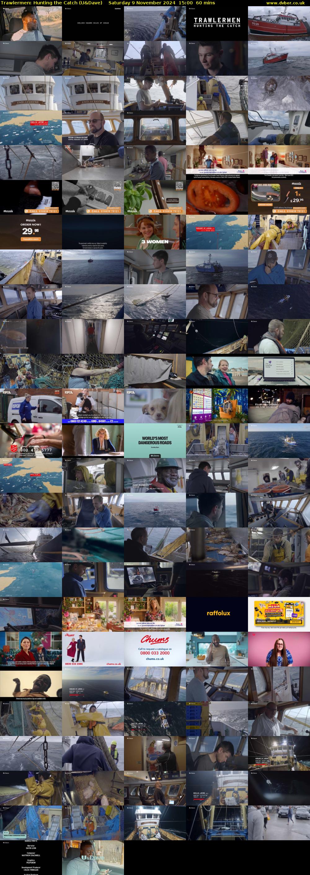 Trawlermen: Hunting the Catch (U&Dave) Saturday 9 November 2024 15:00 - 16:00